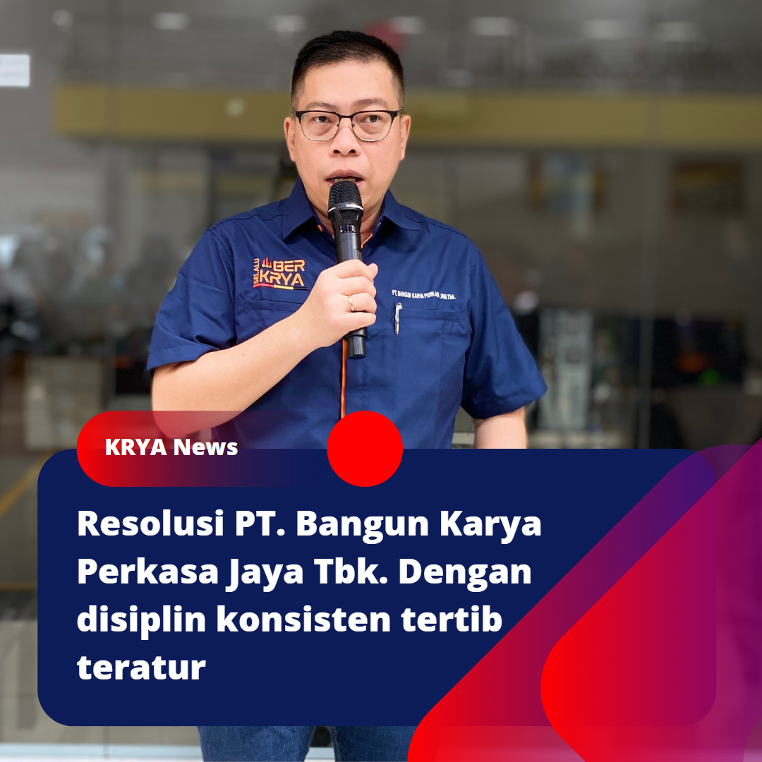 PT  Bangun Karya Perkasa Jaya Tbk. Resolution Create DISKONTER with the term Consistent and Regular Discipline